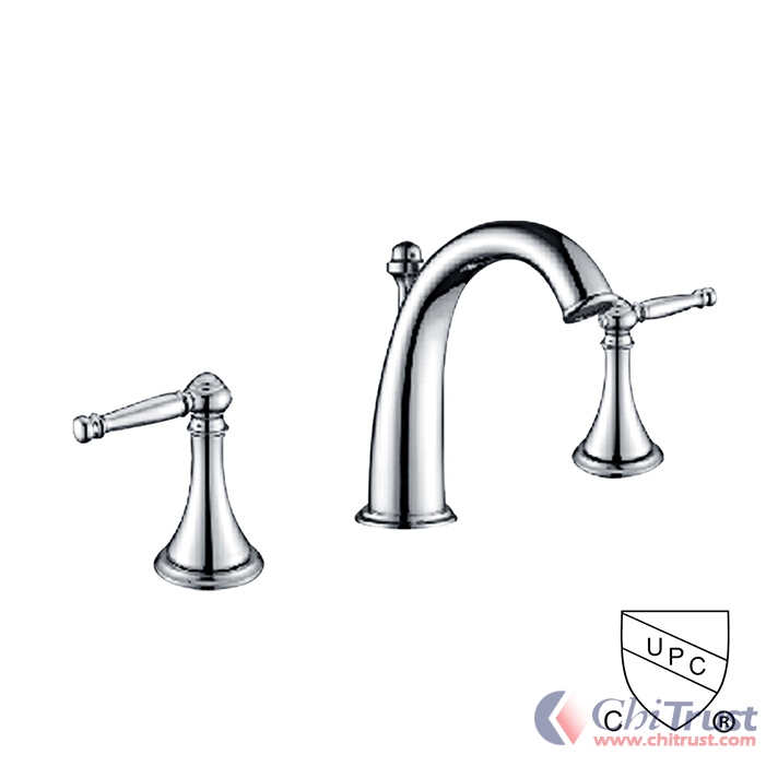 CUPC double lever basin faucet